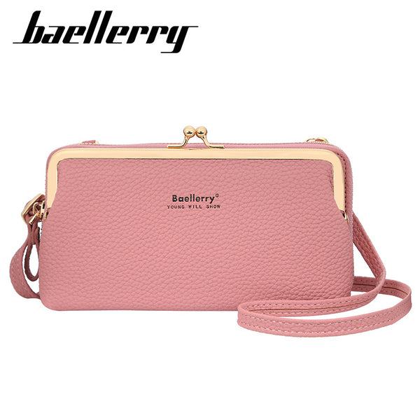 The new women's messenger bag is small, exquisite and large-capacity, high-end bag bag design, niche shoulder mobile phone bag.