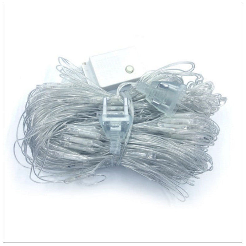 LED net light Outdoor waterproof fishing net light Low voltage mesh flashing star LED light string Christmas tree decorative lights