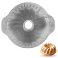 Stylish baking mold silicone spiral swirl cake mold large deep hollow spiral cake mold