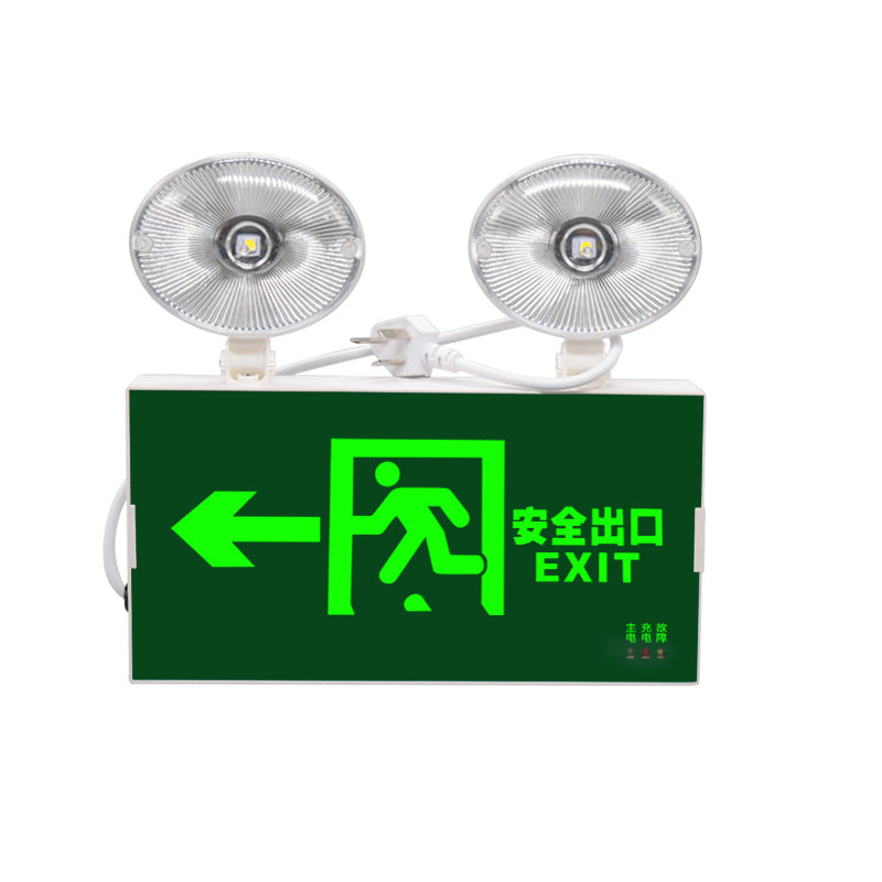 LED fire emergency lighting dual-purpose two-in-one multi-function emergency light safety exit indicator light