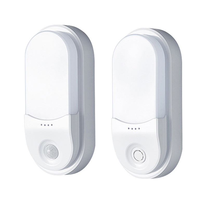 Emergency wall lamp LED human body induction wall lamp, outdoor indoor corridor intelligent energy-saving lighting wall lamp