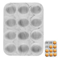 12-cavity silicone round cake mold, 12-slot small cylinder cookie chocolate mold, baking mold