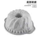 Stylish baking mold silicone spiral swirl cake mold large deep hollow spiral cake mold
