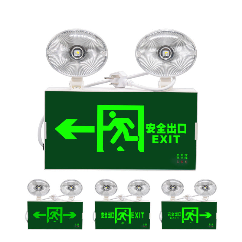 LED fire emergency lighting dual-purpose two-in-one multi-function emergency light safety exit indicator light