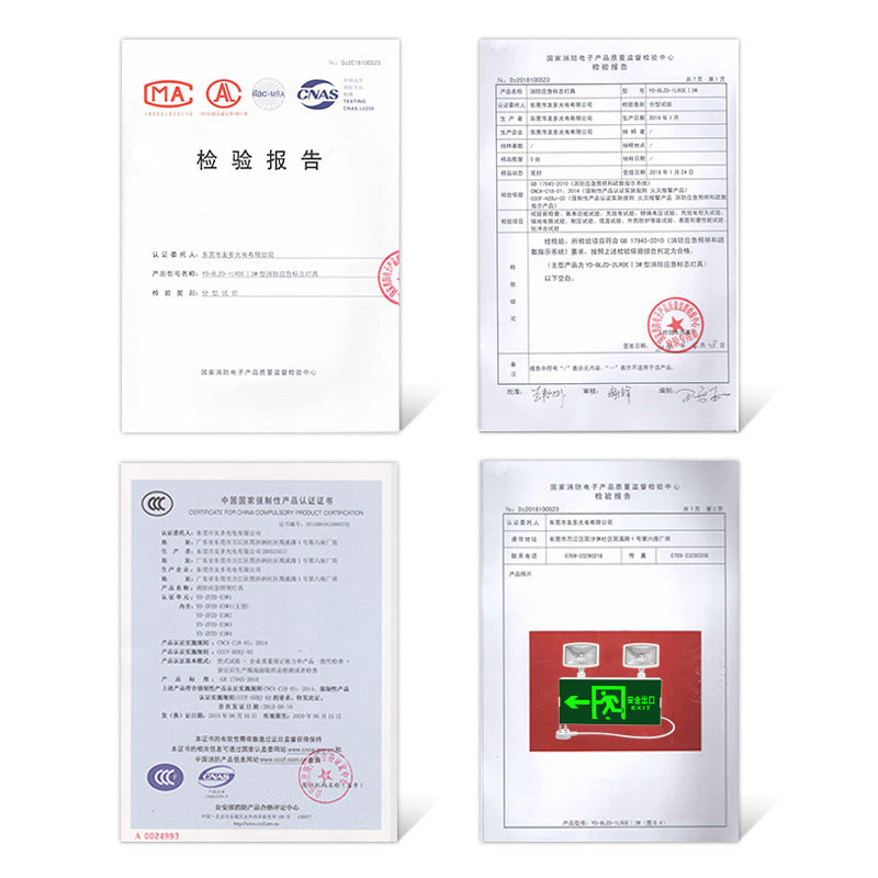 LED fire emergency lighting dual-purpose two-in-one multi-function emergency light safety exit indicator light