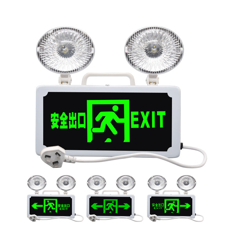 LED fire emergency lighting dual-purpose two-in-one multi-function emergency light safety exit indicator light
