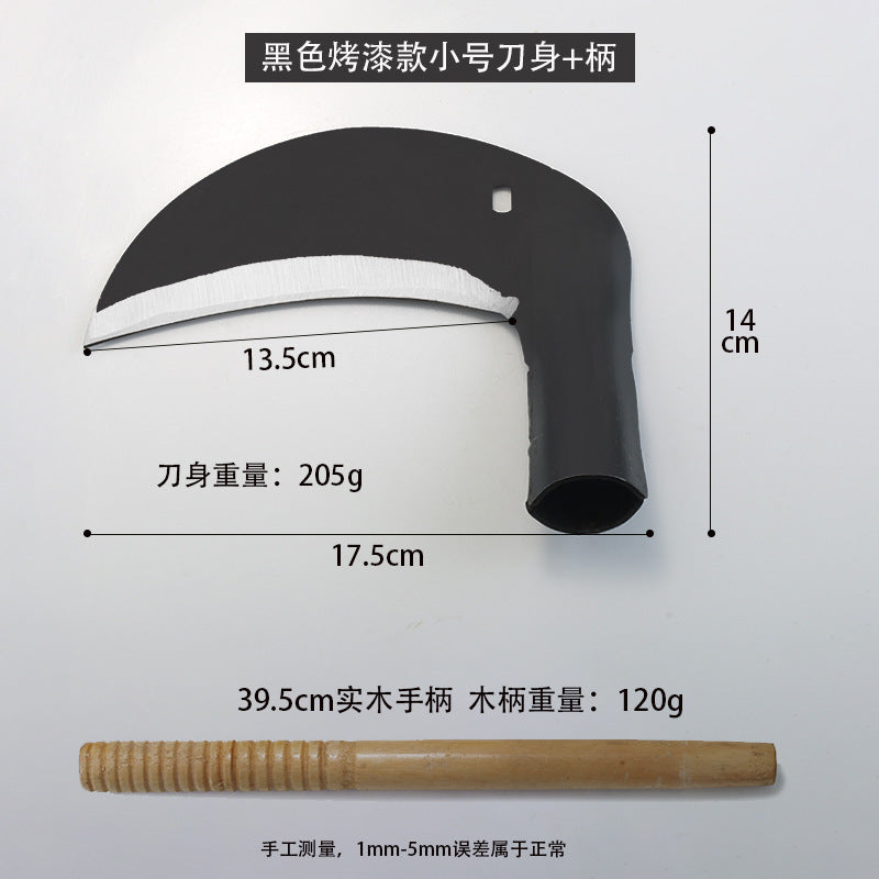 除草工具农用镰刀家用收割刀砍割两用弯刀厂家砍柴刀长柄割草神器