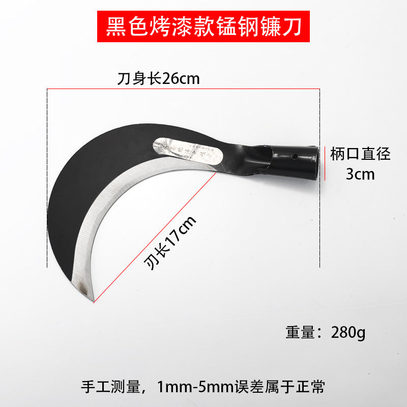 除草工具农用镰刀家用收割刀砍割两用弯刀厂家砍柴刀长柄割草神器
