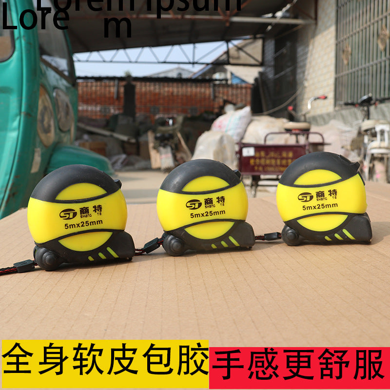 Free shipping steel tape measure 5m tape measure wear-resistant matte ruler glue 7.5 meters ruler drop-resistant 10 meters wholesale manufacturer box ruler