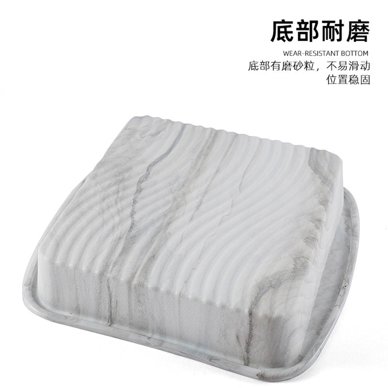 Silicone utensils square corrugated bread mold cake toast baking pan easy release cake baking silicone mold