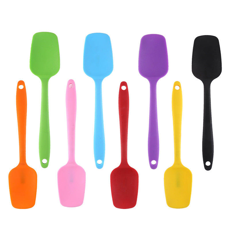 Factory direct supply of baking tools 28cm large all-in-one silicone butter spatula cream spatula spatula