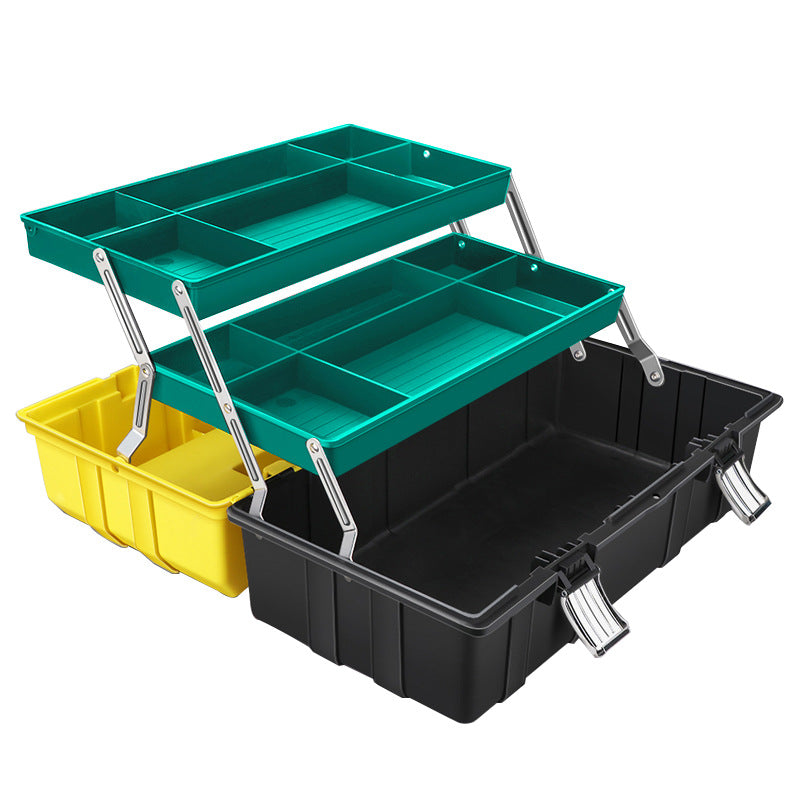 ARRIZER Folding Toolbox Storage Box Large Capacity Trolley Case Portable Electrician Home Car Hardware Tools