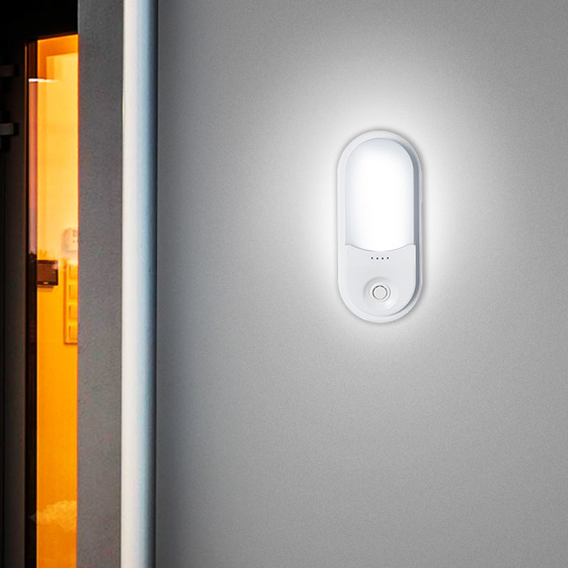 Emergency wall lamp LED human body induction wall lamp, outdoor indoor corridor intelligent energy-saving lighting wall lamp