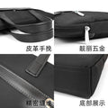Three-layer large-capacity document bag, conference bag, information bag, business office bag, satchel document bag, printed briefcase