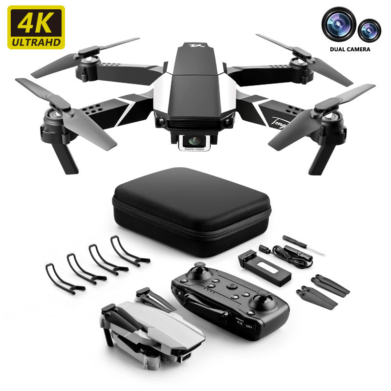 s 38% off stackable remote control drone aerial photography 4k dual camera quadcopter with altitude hold and gesture control