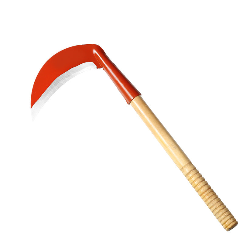 除草工具农用镰刀家用收割刀砍割两用弯刀厂家砍柴刀长柄割草神器