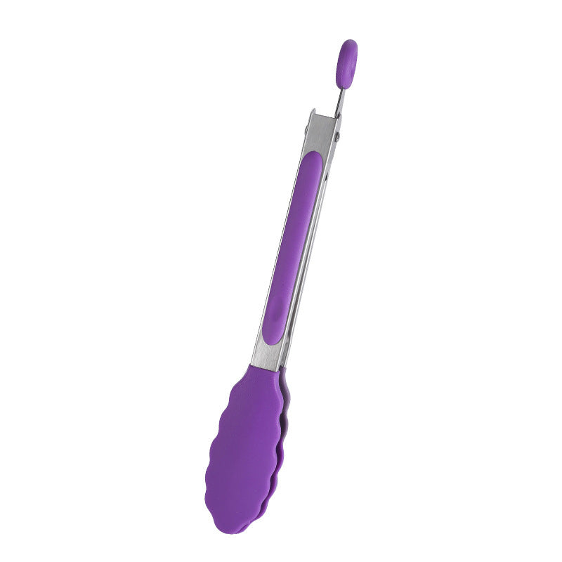 Factory direct, ready to ship: new silicone food tongs - food clips, bread clips, bbq tongs in candy colors
