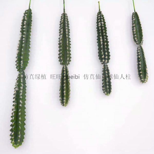 Simulated fairy column tropical succulent plant two octagonal keel leaves indoor flower pot decoration shop soft decoration