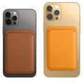 Suitable for iphone 13 magnetic card holder apple 12 pro official magsafe special leather 12 back sticker pu card holder