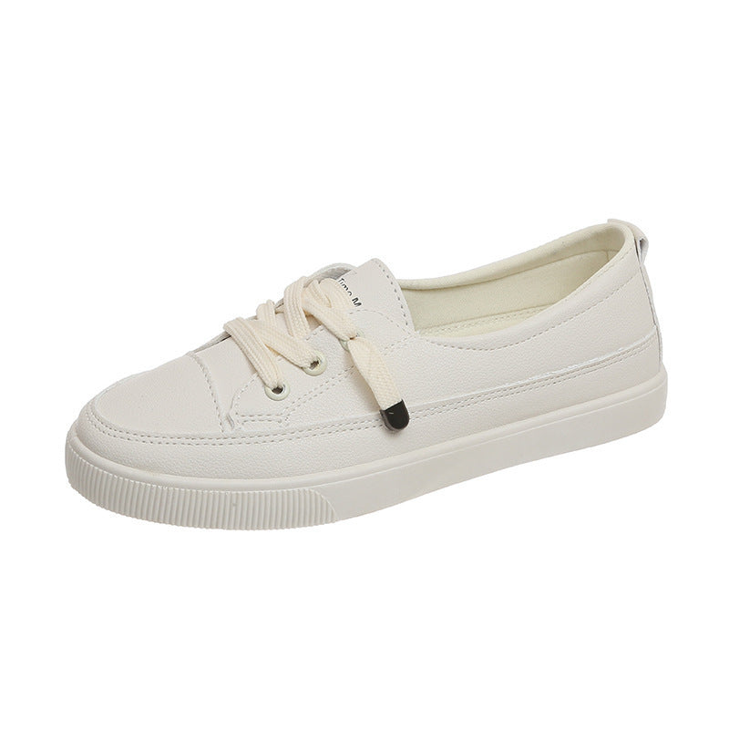 Summer new 2020 trendy girl little white shoes personalized fashion simple leisure travel Japanese women's board shoes women