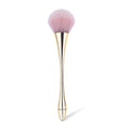 Goblet 1#-champagne gold-pink white powder brush+opp packaging