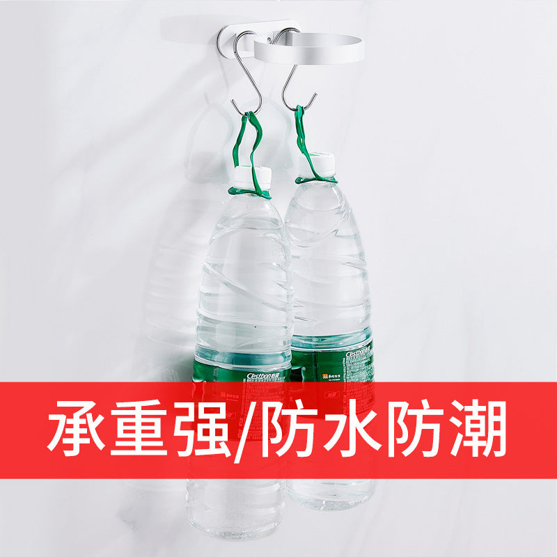 No punch toilet brush holder wall hanging bathroom wall hanging black space aluminum glass toilet toilet cleaning set toilet