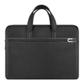 Large capacity office briefcase - waterproof business document bag - conference material organizer - executive briefcase with custom logo