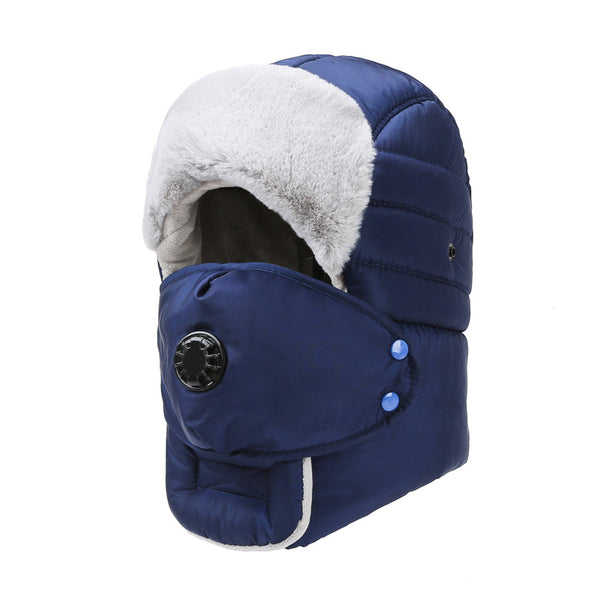 Winter cycling windproof goggles Lei Feng hat waterproof thickened warm hat windproof snow cold warm hat