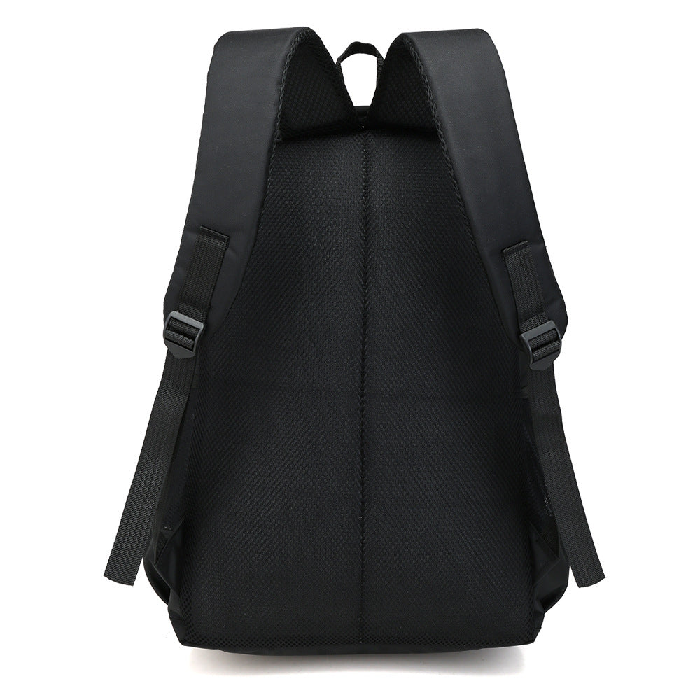 Casual Korean version of business backpack computer bag, large-capacity student backpack, new nylon air cushion strap schoolbag