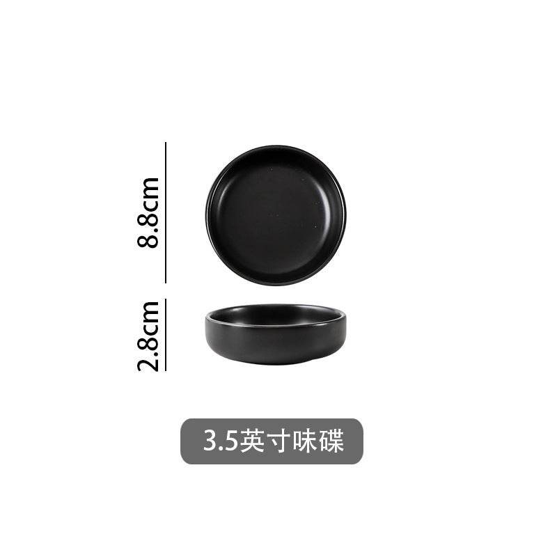 Flavor plate bone plate vegetable plate for home sauce plate commercial creative snack plate stylish dry sauce plate manufacturer wholesale