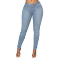 Wish  hot-selling women's jeans: european and american style women's skinny jeans, pencil pants, plus size available