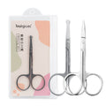 Stainless steel nose hair trimmer, round-tip eyebrow scissors, beauty scissors, small scissors, eyelash scissors, beauty tools wholesale
