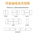 Huaer supermarket freezer display cabinet large capacity freezer commercial ice cream cabinet fresh meat food horizontal combination island cabinet