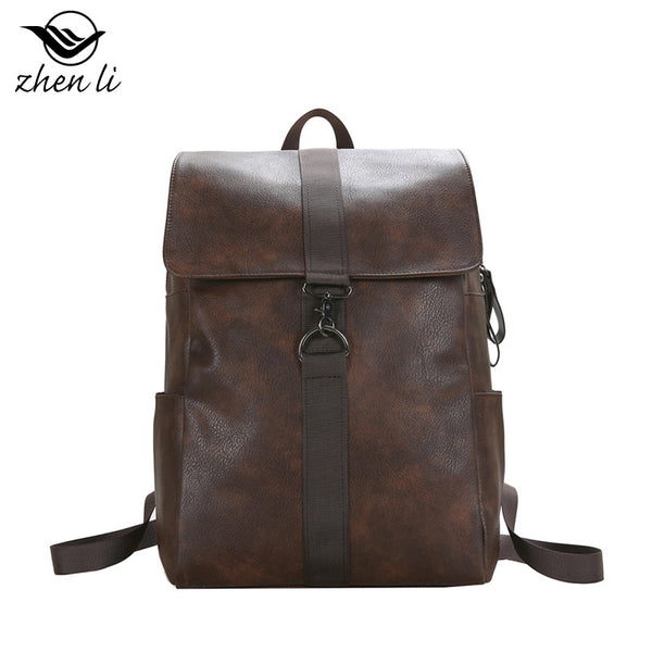 Zhenli backpack Korean niche,   casual backpack backpack Baigou luggage
