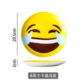 Cartoon ceramic plate - western dinner plate - steak plate - funny dish - creative emoji plate - ceramic tableware
