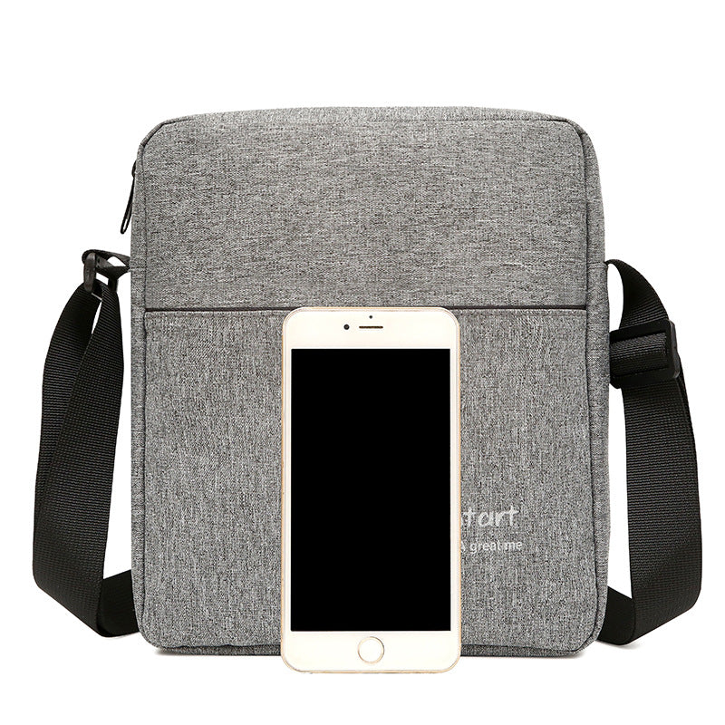 Foreign trade new men's casual shoulder bag simple wear-resistant anti-splashing messenger bag outdoor travel portable small square bag