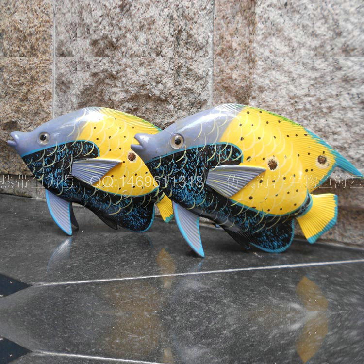 Simulation fish color double-sided three-dimensional fish 20cm creative gift fake fish model preschool education props, exhibition hall pendant