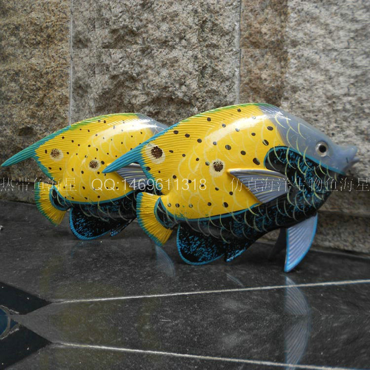 Simulation fish color double-sided three-dimensional fish 20cm creative gift fake fish model preschool education props, exhibition hall pendant