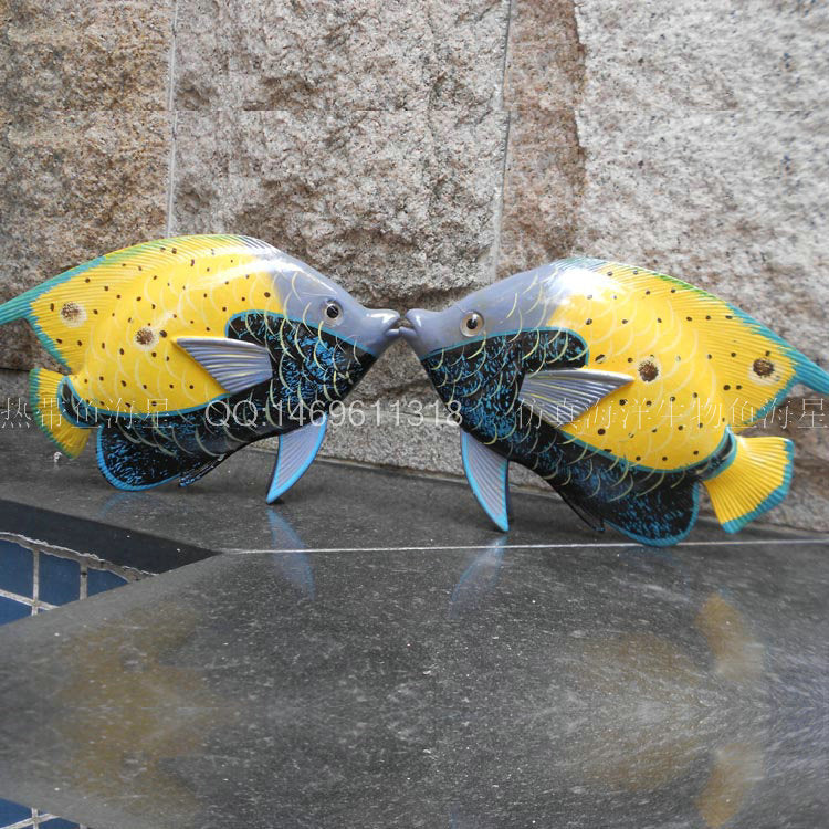 Simulation fish color double-sided three-dimensional fish 20cm creative gift fake fish model preschool education props, exhibition hall pendant