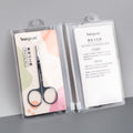 Stainless steel nose hair trimmer, round-tip eyebrow scissors, beauty scissors, small scissors, eyelash scissors, beauty tools wholesale