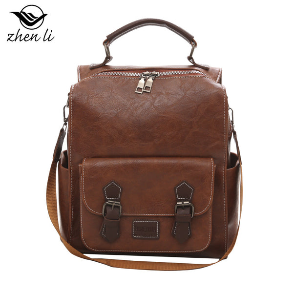 Zhenli 2023 new bag ins wind backpack women,  bag women, retro backpack batch