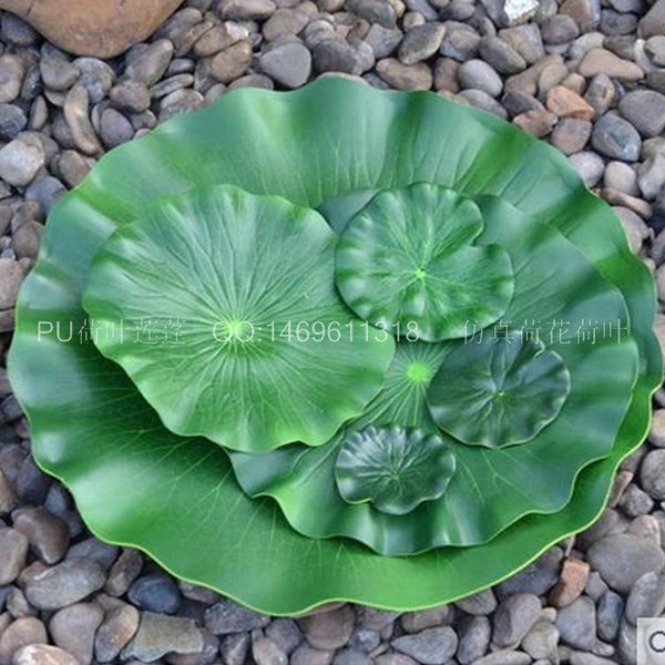 Simulation lotus leaf lotus leaf feel lotus leaf high-grade foam lotus leaf pool water floating lotus leaf decorative fish tank landscaping
