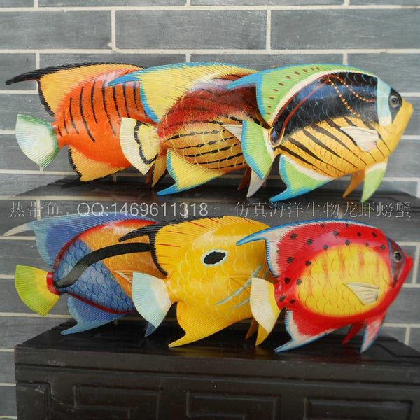 Simulation three-dimensional tropical fish 25cm high imitation fish marine fish biological craft fish landscaping fake fish model aquarium decoration