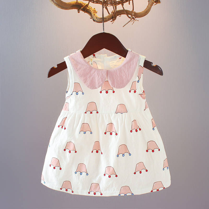 Baby girl summer dress - stylish & chic, 0-1 year old, infant princess dress, new cotton dress for toddler girls, summer collection