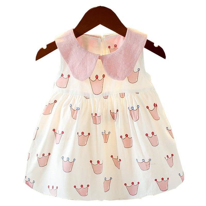 Baby girl summer dress - stylish & chic, 0-1 year old, infant princess dress, new cotton dress for toddler girls, summer collection