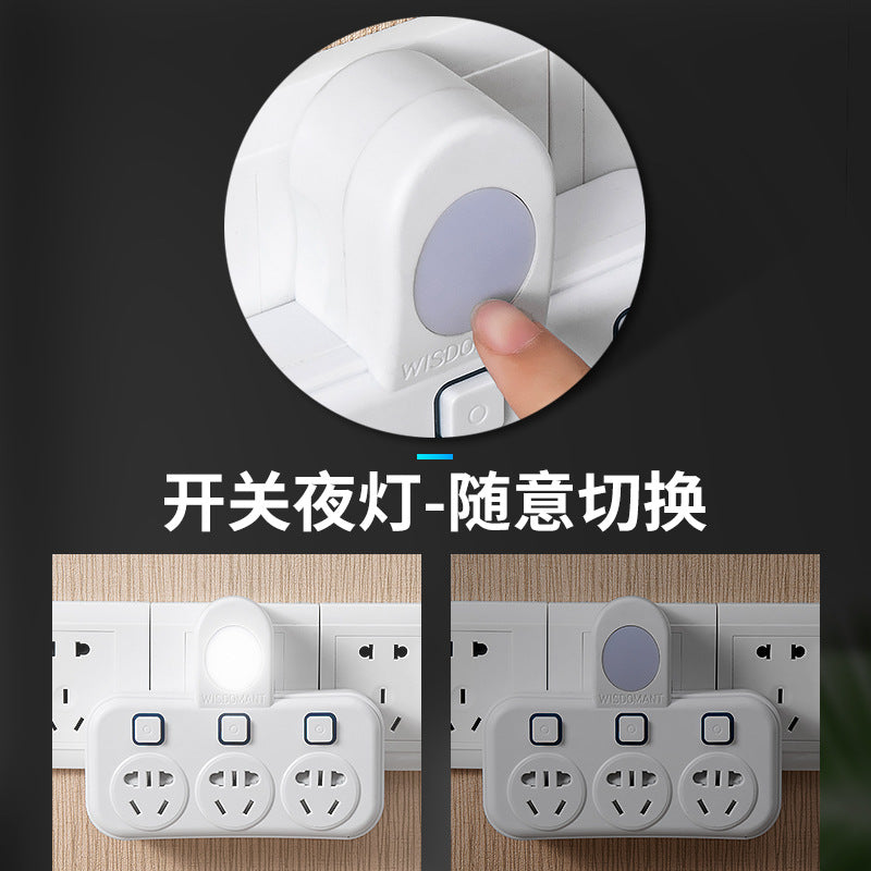 Two-pin socket converter, two-pin us standard, thai power strip, wireless multi-function two-phase double-head 2-item usb power strip