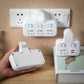 Two-pin socket converter, two-pin us standard, thai power strip, wireless multi-function two-phase double-head 2-item usb power strip