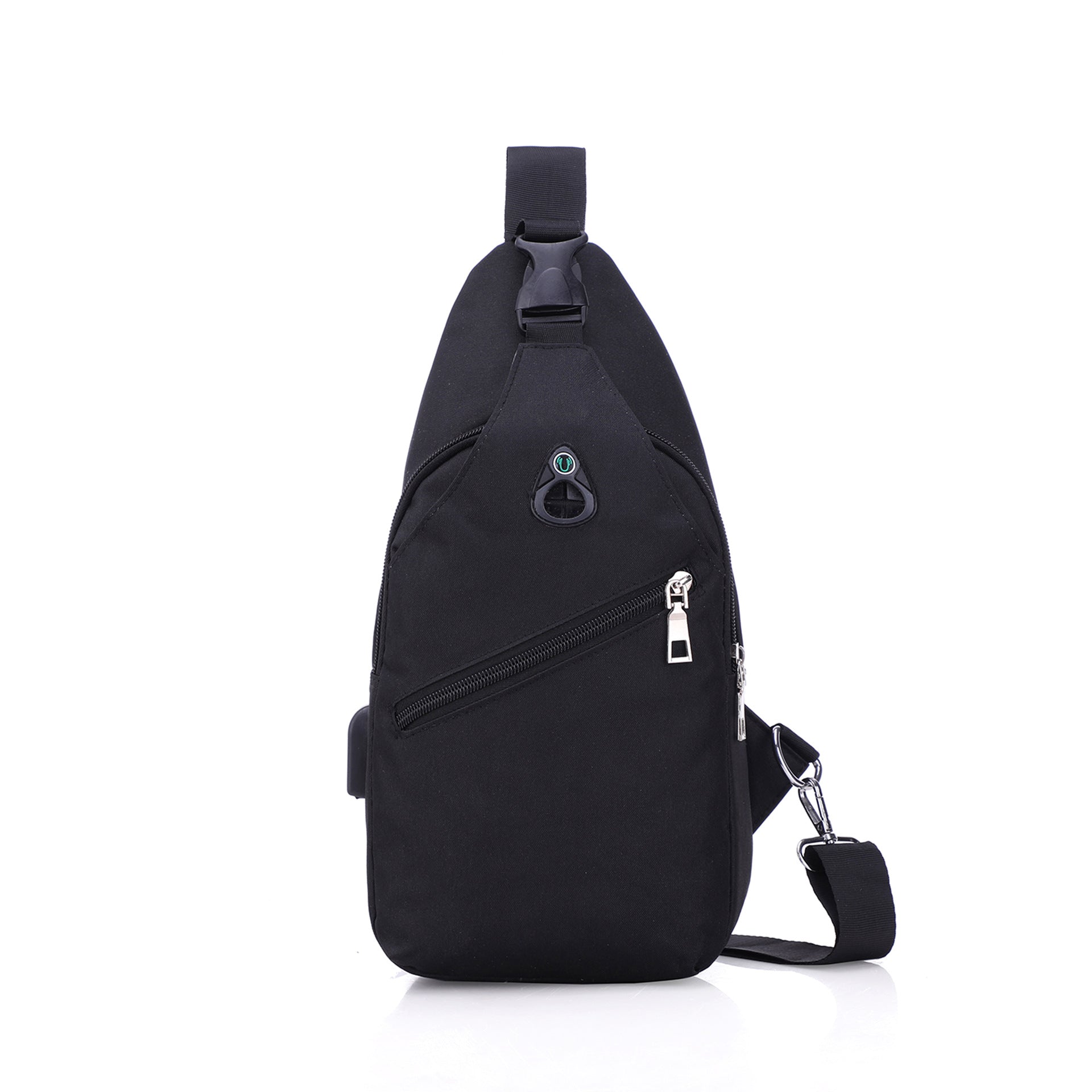 Foreign trade fashion taste men's breast bag European and American trend shoulder bag sports messenger bag printing logo gift wholesale