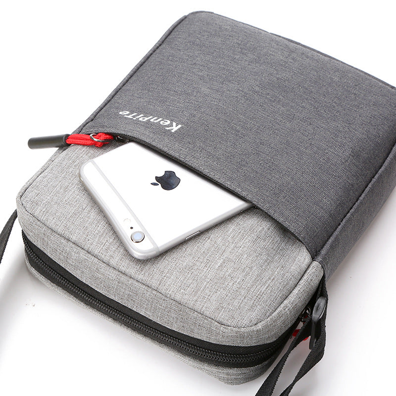 Cross-border men's shoulder bag outdoor messenger bag travel small square bag casual fashion mobile phone bag cycling small bag wholesale