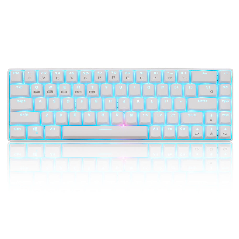 Xinmeng 68-key wireless bluetooth mechanical keyboard three-mode mobile phone tablet notebook desktop computer office cross-border